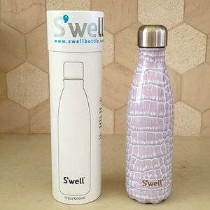 SWELL Exotic Collection - Blanc Crocodile Water Bottle